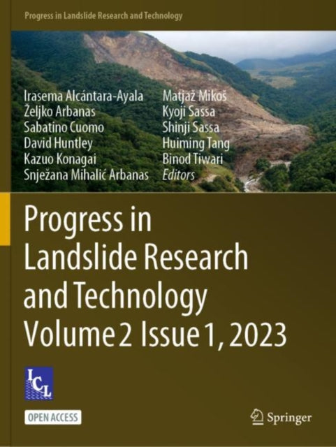 Book cover of: Progress in Landslide Research and Technology, Volume 2 Issue 1, 2023. By: Irasema Alcántara-Ayala