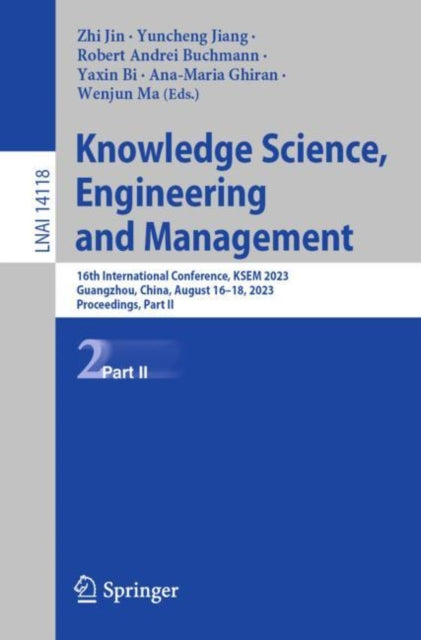 Book cover of: Knowledge Science, Engineering and Management. By: Zhi Jin