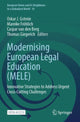 Book cover of: Modernising European Legal Education (MELE). By: Oskar J. Gstrein