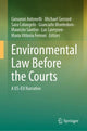 Book cover of: Environmental Law Before the Courts. By: Giovanni Antonelli