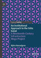 Book cover of: Institutional Approach to the Gota kanal. By: Bjö Hasselgren