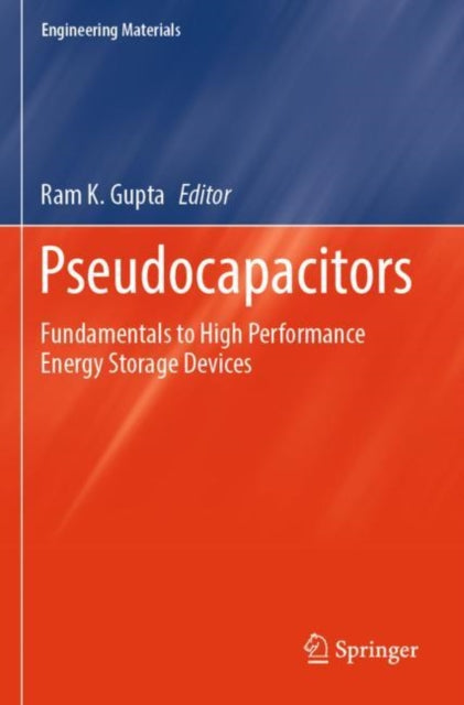 Book cover of: Pseudocapacitors. By: Ram K. Gupta