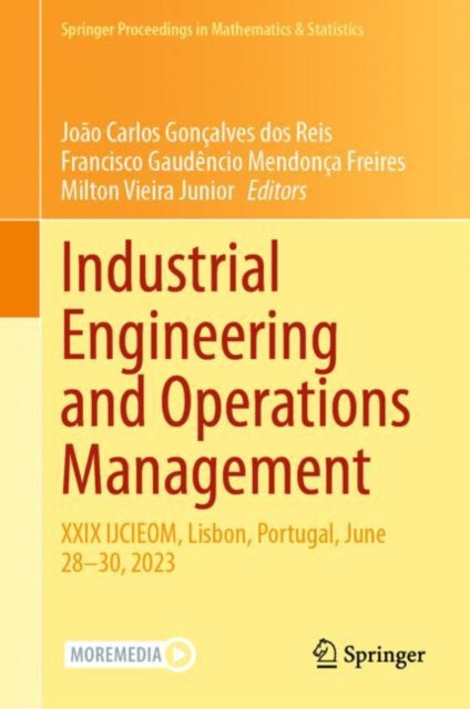 Book cover of: Industrial Engineering and Operations Management. By: João Carlos Gonçalves dos Reis