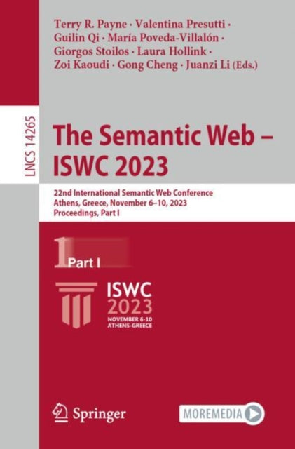 Book cover of: Semantic Web – ISWC 2023. By: Terry R. Payne