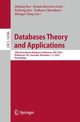 Book cover of: Databases Theory and Applications. By: Zhifeng Bao