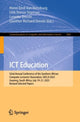 Book cover of: ICT Education. By: Henri Emil Van Rensburg