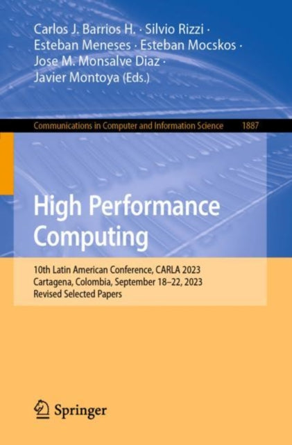 Book cover of: High Performance Computing. By: Carlos J. Barrios H.