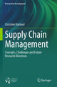 Book cover of: Supply Chain Management