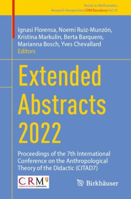 Book cover of: Extended Abstracts 2022. By: Ignasi Florensa