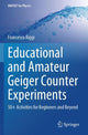 Book cover of: Educational and Amateur Geiger Counter Experiments