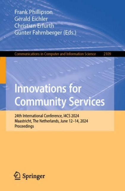 Book cover of: Innovations for Community Services. By: Frank Phillipson