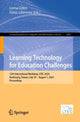 Book cover of: Learning Technology for Education Challenges. By: Lorna Uden