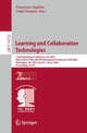 Book cover of: Learning and Collaboration Technologies. By: Panayiotis Zaphiris