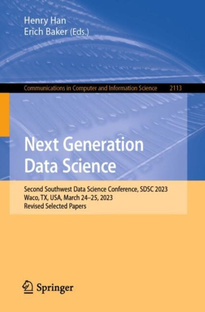 Book cover of: Next Generation Data Science. By: Henry Han