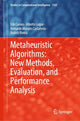 Book cover of: Metaheuristic Algorithms: New Methods, Evaluation, and Performance Analysis. By: Erik Cuevas