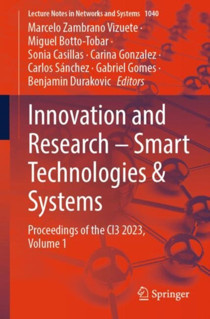 Book cover of: Innovation and Research – Smart Technologies & Systems. By: Marcelo Zambrano Vizuete