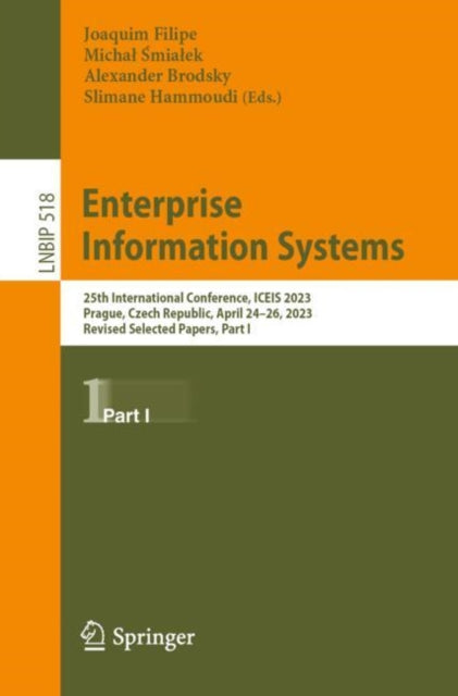 Book cover of: Enterprise Information Systems. By: Joaquim Filipe