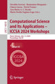 Book cover of: Computational Science and Its Applications – ICCSA 2024 Workshops