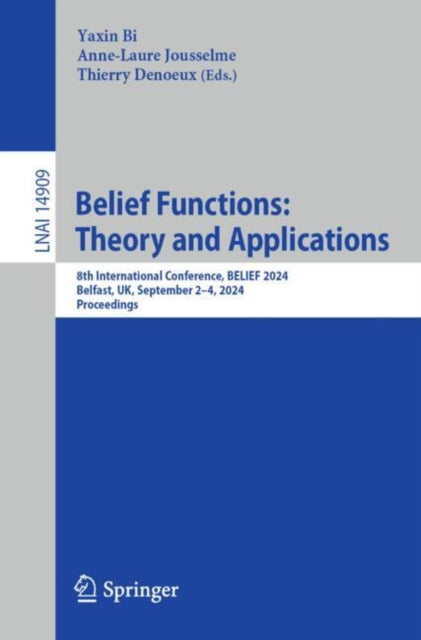 Book cover of: Belief Functions: Theory and Applications. By: Yaxin Bi