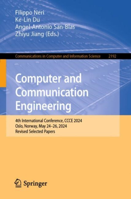 Book cover of: Computer and Communication Engineering. By: Filippo Neri