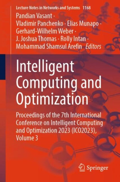 Book cover of: Intelligent Computing and Optimization. By: Pandian Vasant