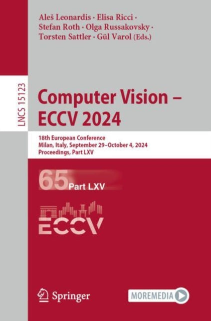 Book cover of: Computer Vision – ECCV 2024. By: Ales Leonardis
