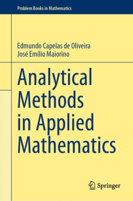 Book cover of: Analytical Methods in Applied Mathematics. By: Edmundo Capelas de Oliveira