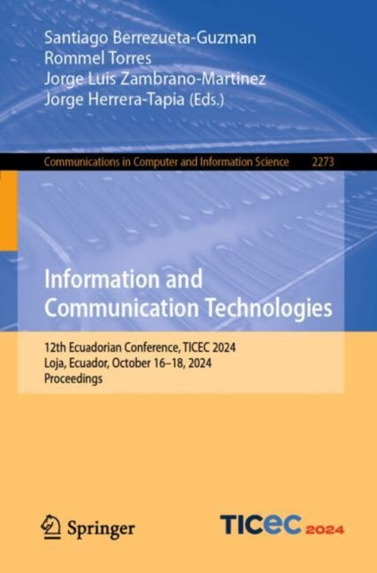 Book cover of: Information and Communication Technologies