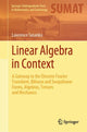 Book cover of: Linear Algebra in Context. By: Lawrence Susanka