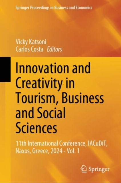 Book cover of: Innovation and Creativity in Tourism, Business and Social Sciences. By: Vicky Katsoni