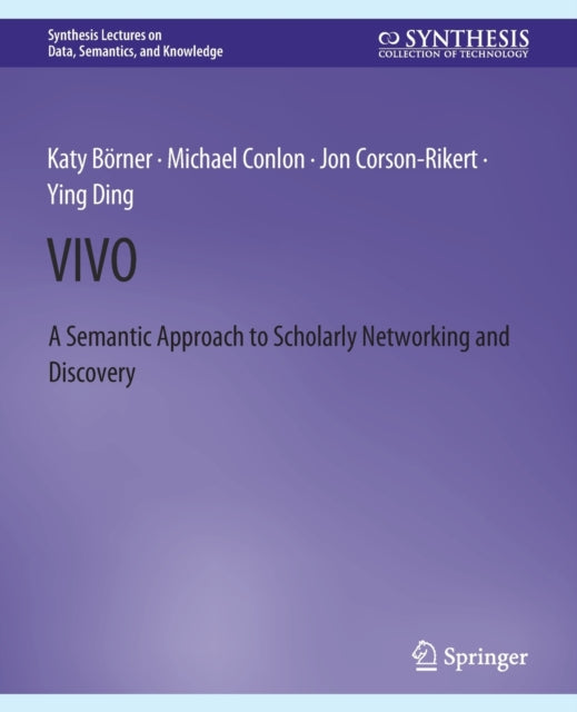 Book cover of: VIVO. By: Katy Börner