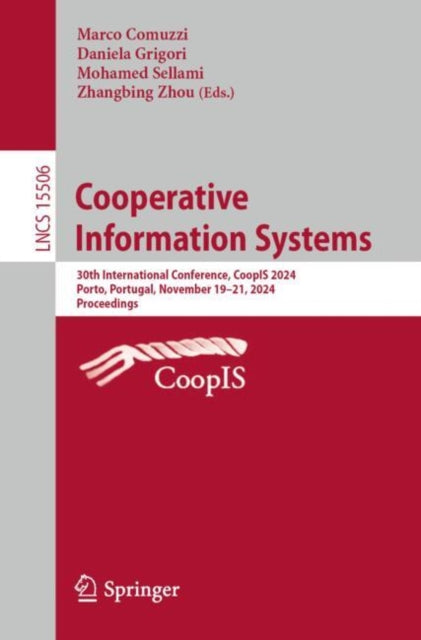 Book cover of: Cooperative Information Systems. By: Marco Comuzzi