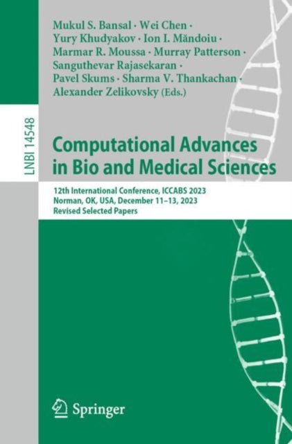 Book cover of: Computational Advances in Bio and Medical Sciences. By: Mukul Bansal