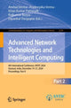 Book cover of: Advanced Network Technologies and Intelligent Computing. By: Anshul Verma