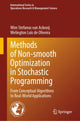 Book cover of: Methods of Nonsmooth Optimization in Stochastic Programming. By: Wim Stefanus van Ackooij