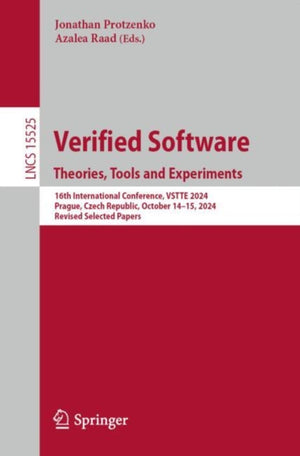 Verified Software. Theories, Tools and Experiments