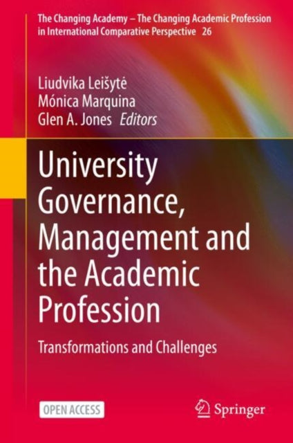 Book cover of: University Governance, Management and the Academic Profession