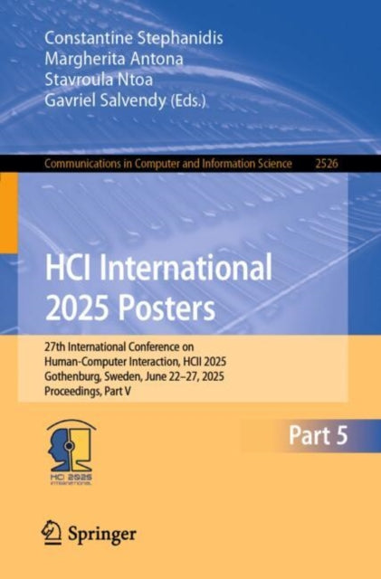 Book cover of: HCI International 2025 Posters