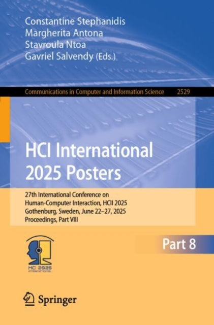Book cover of: HCI International 2025 Posters