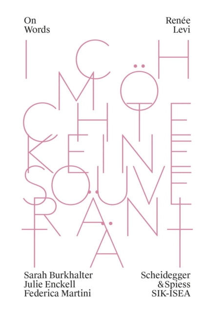 Book cover of: Renee Levi. By: Sarah Burkhalter