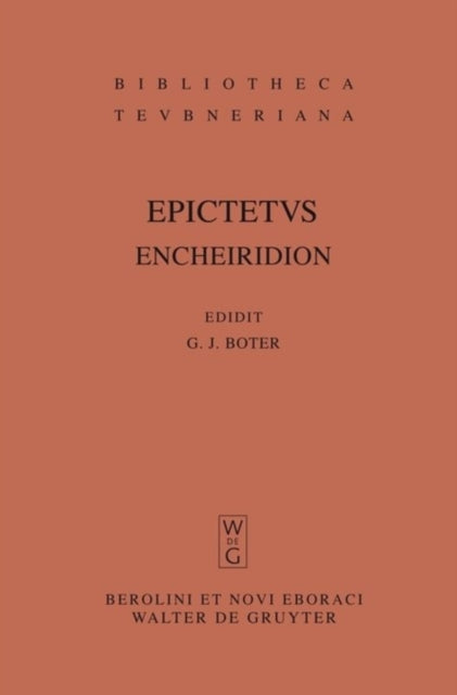 Book cover of: Encheiridion. By: Epictetus