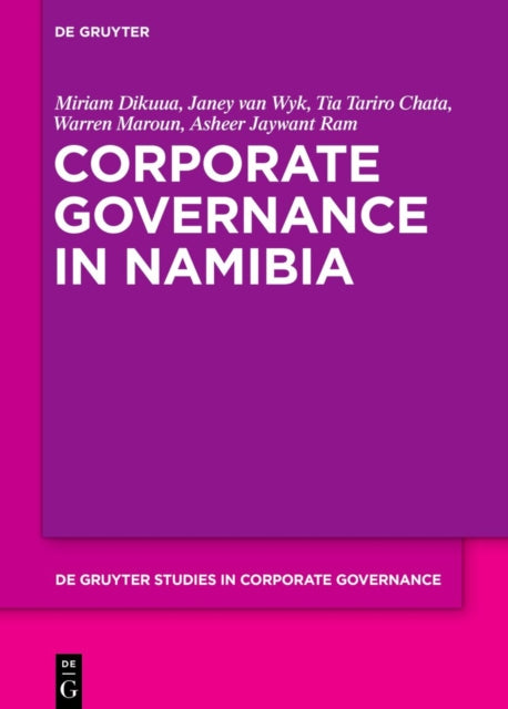 Book cover of: Corporate Governance in Namibia. By: Warren Maroun
