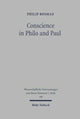 Book cover of: Conscience in Philo and Paul. By: Philip Bosman