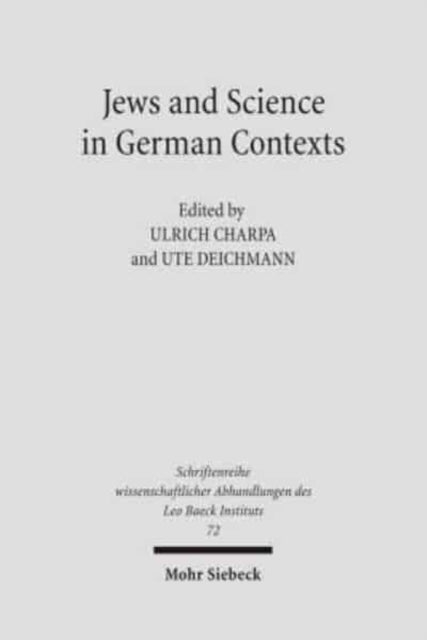 Book cover of: Jews and Sciences in German Contexts