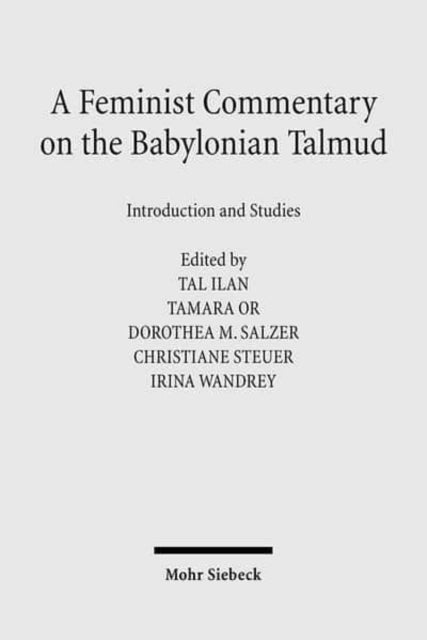 Book cover of: Feminist Commentary on the Babylonian Talmud