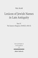 Book cover of: Lexicon of Jewish Names in Late Antiquity. By: Ṭal Ilan