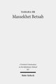 Book cover of: Massekhet Betsah. By: Tamara Or