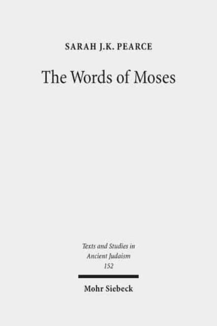Book cover of: Words of Moses. By: Sarah Pearce