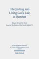 Book cover of: Interpreting and Living God's Law at Qumran. By: Reinhard Gregor Kratz