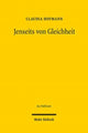 Book cover of: Jenseits von Gleichheit. By: Claudia Hofmann